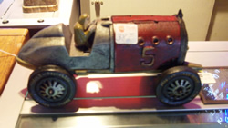 Antique toy race car