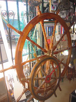Six-Foot Diameter Ship's Wheel